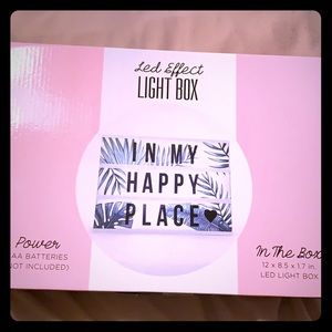 Brand New LED Effect Light Box!!